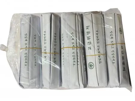 고급 나무 젓가락 250 종이포장