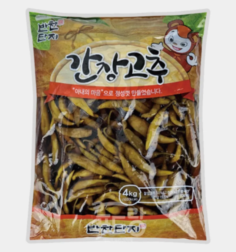 반찬단지 간장고추 4kg 고추지 절임 이미지