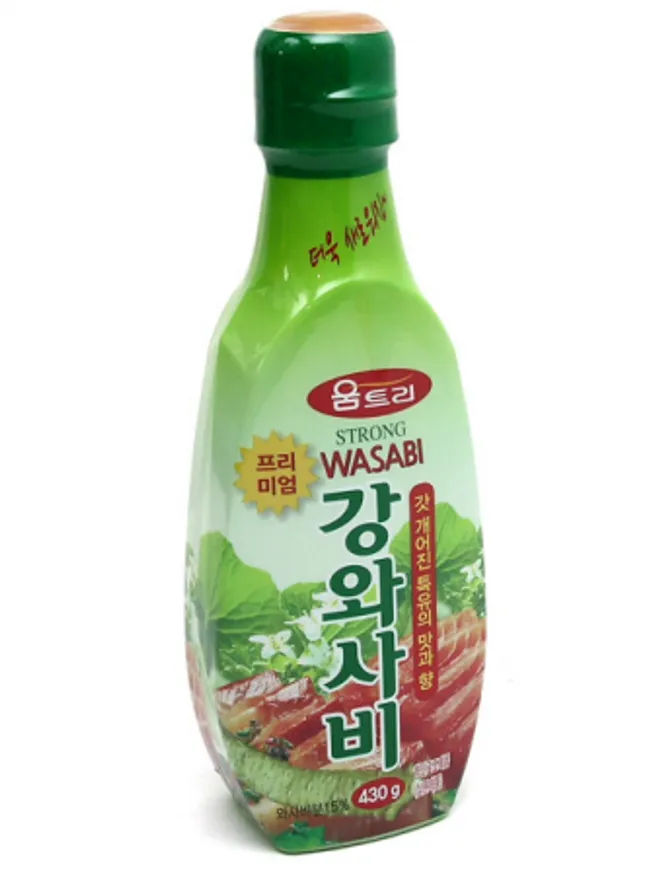 움트리 강와사비 430g 튜브 액상와사비 이미지