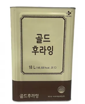 ⭐한정특가⭐CJ 백설 골드후라잉 식용유 18L 콩기름