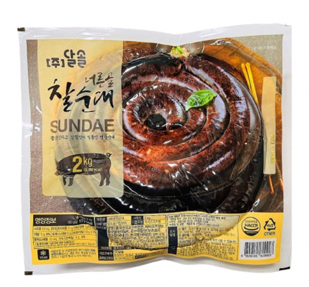 ⭐특가⭐달솔 너른골 찰순대 2kg [오후2시 주문마감]