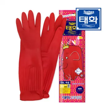 태화 고무장갑 뉴특대 빨강