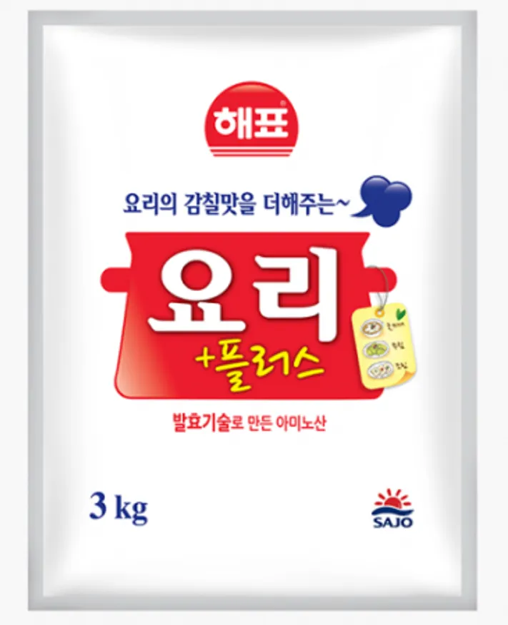 해표 요리플러스 3kg 미원 이미지