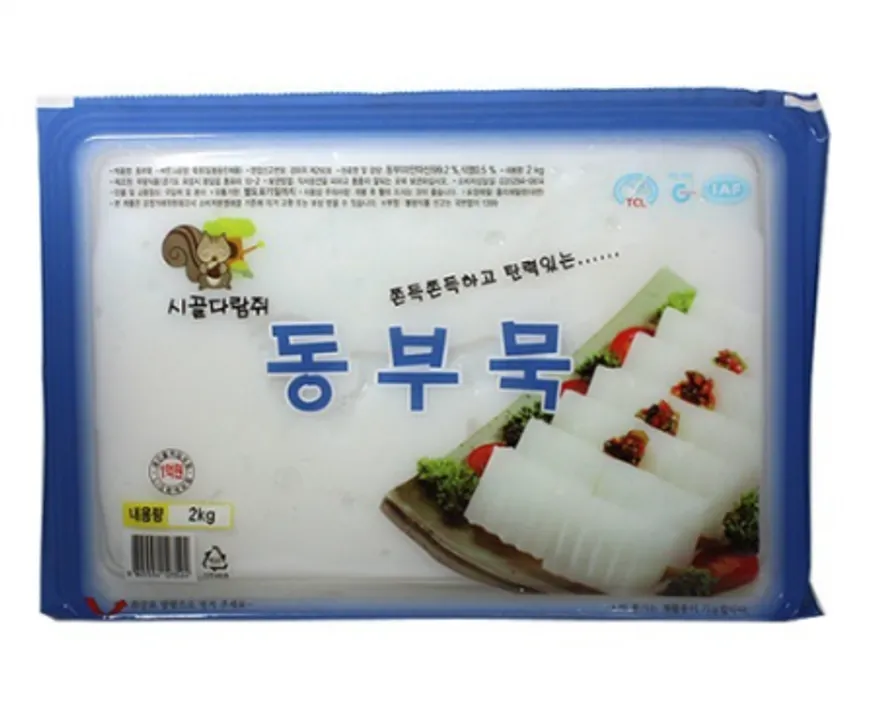 다람쥐 청포묵 4kg (2kg*2팩) 이미지