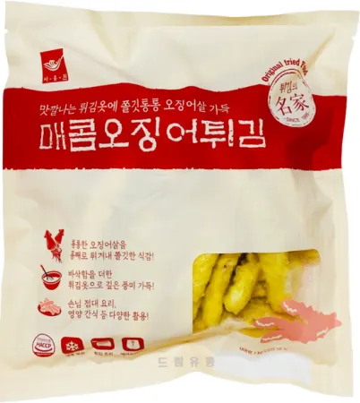 ⭐입점특가⭐사옹원 매콤오징어 튀김 1kg