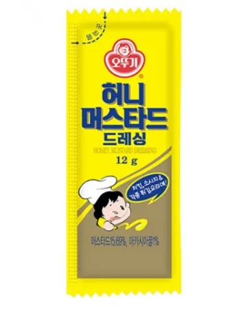 오뚜기 허니머스타드 드레싱 12g 일회용