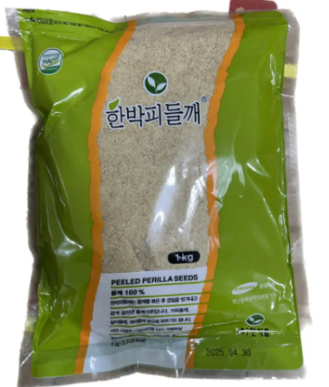 한식품 박피들깨 1kg 깐들깨 탈피