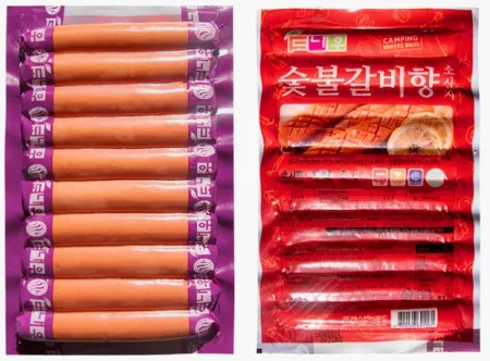 도나우 숯불갈비 소세지 1kg 수제소세지