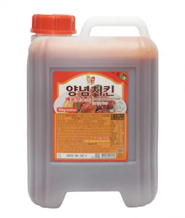청우 첫맛 양념치킨소스 매운맛 10kg