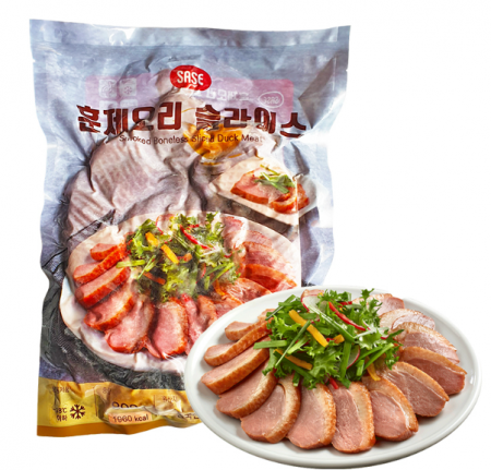 사세 훈제오리 슬라이스 800g 오리훈제