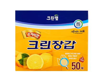 크린랲 비닐장갑 50매 크린랩 프리미엄