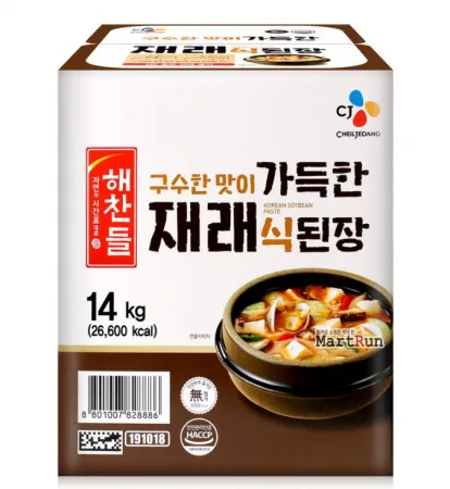 해찬들 가득한 재래식 된장 14kg