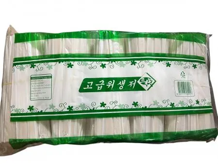 나무 젓가락 500 비닐포장 대 이미지