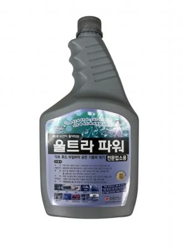 울트라파워 세척제 주방 후드 가스렌지 욕실 기름때 찌든때 제거 세제 이미지