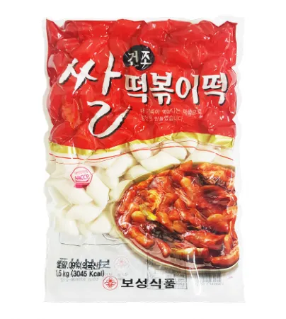보성 진공 쌀떡볶이떡 절단대 1.5kg 절대
