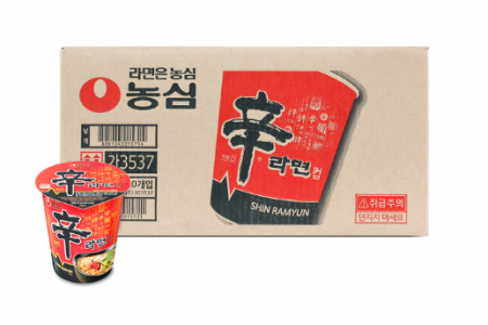 농심 신라면 소컵 小 box