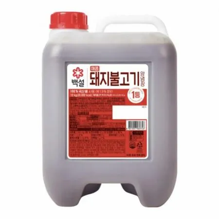 백설 매콤돼지불고기양념 10kg