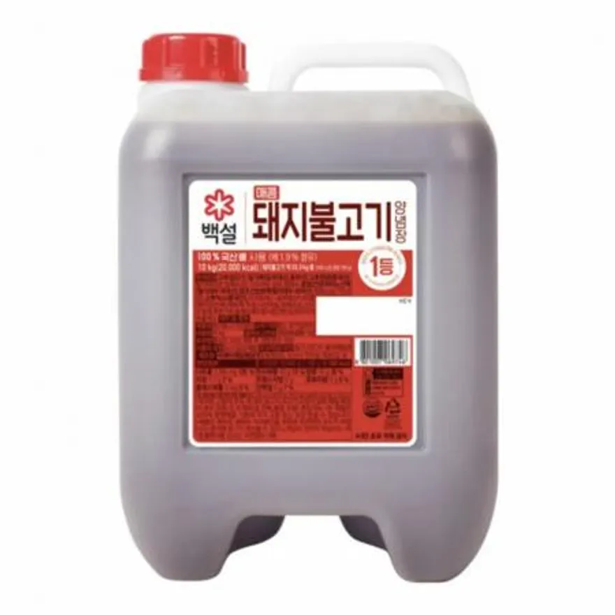 백설 매콤돼지불고기양념 10kg 이미지