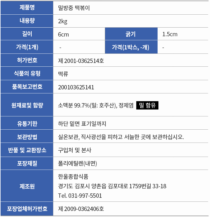 상품정보제공고시