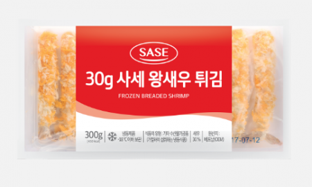 사세 왕새우튀김 30g*10 빵가루 새우