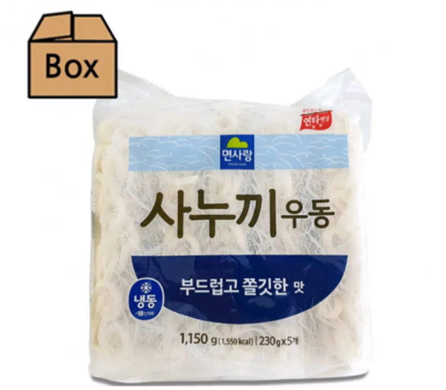 ⭐특가⭐면사랑 사누끼우동 부드럽고 쫄깃한맛 BOX 이미지