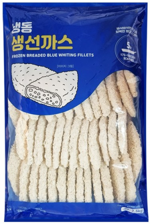 생선까스 2.5kg 청대구 생선가스