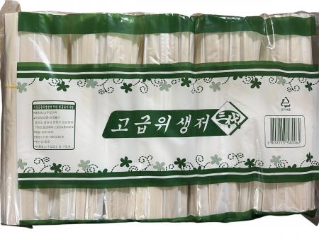 나무 젓가락 250 비닐포장 B