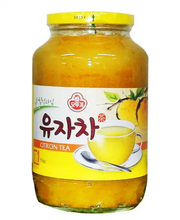 오뚜기 유자차 1kg 병