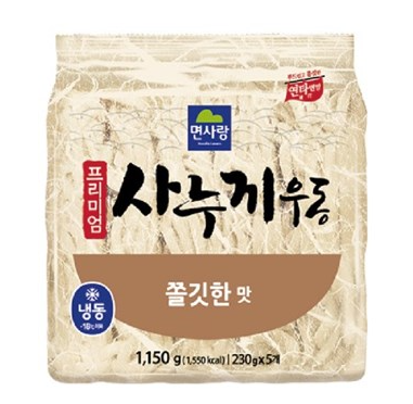 면사랑 프리미엄 사누끼우동 쫄깃한맛 5입 사리