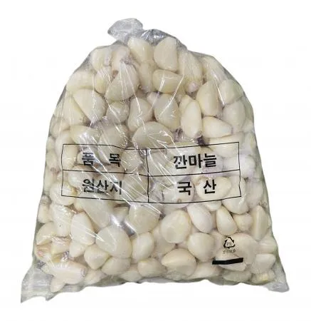 깐마늘 대 국내산 스페인종 1kg 통마늘