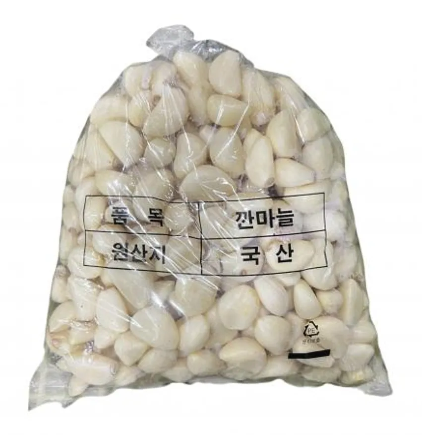 깐마늘 대 국내산 스페인종 1kg 통마늘 이미지