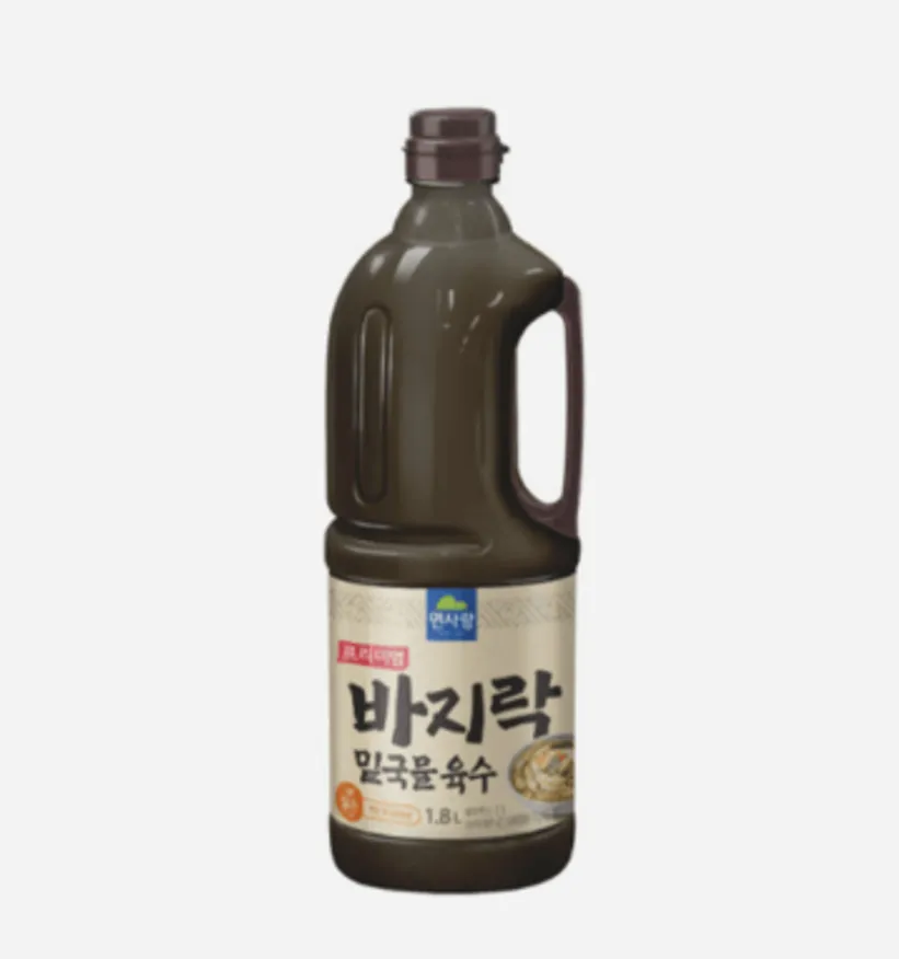 면사랑 프리미엄 밑국물 바지락육수 1.8L 이미지