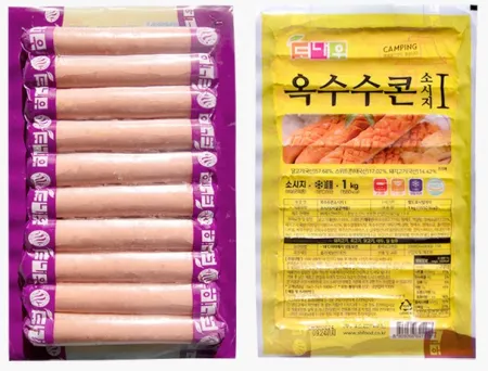 [택배]도나우 옥수수콘 소세지 1kg 콘소세지 소시지