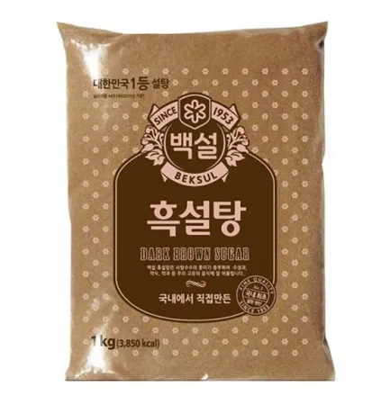 백설 흑설탕 1kg 삼온당