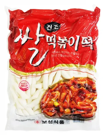 보성 진공 쌀떡볶이떡 1.5kg 쌀중 일중 中