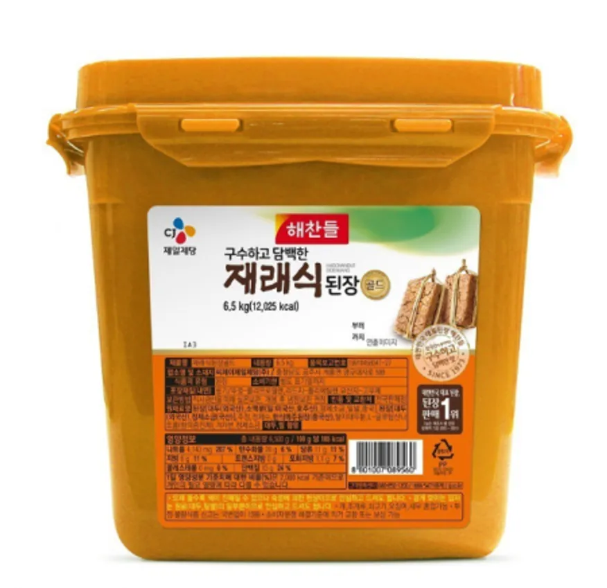CJ 해찬들 재래식 된장 6.5kg 재래된장 이미지