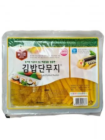 뿌리원 김밥용 단무지 2.8kg 국내산 11mm