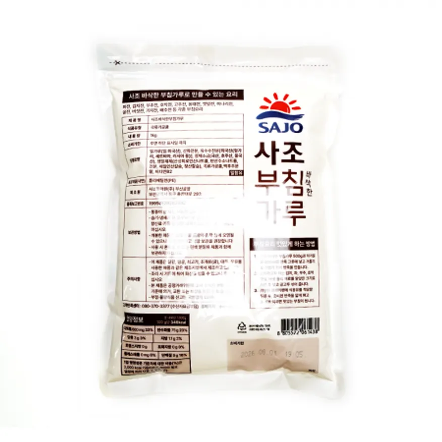 맥선부침가루(사조)1kg 이미지