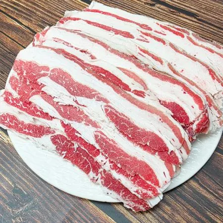 미트KG 우삼겹 4kg 대패 삼겹양지 냉동 소고기 이미지