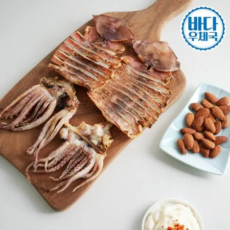 피데기 반건조 오징어 대 10미 (1.3kg~1.5kg) 원양산 국내생산 이미지