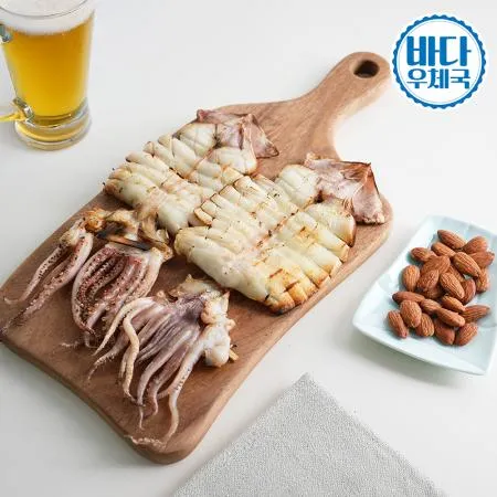 피데기 반건조 오징어 소 10미 (850g~1.1kg) 원양산 국내생산