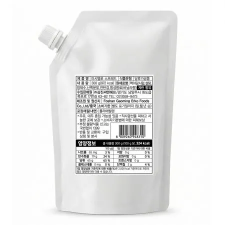 삼진 짜먹는 마시멜로 스프레드 300g