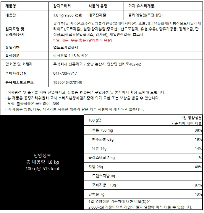 상품정보제공고시