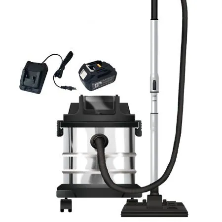 캐로스 업소용 20리터 무선 청소기 건습식 CWV-BC20BL 블랙 이미지