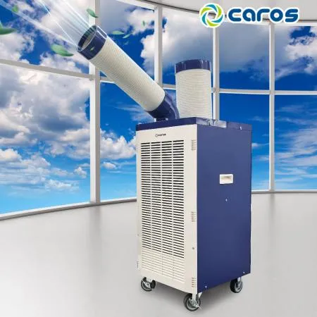 캐로스 업소용 실외기 없는 이동식 에어컨 코끼리 1구 CPC-F3100G 그레이 이미지