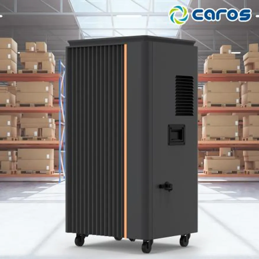 캐로스 업소용 대용량 제습기 펌프형 140L CDH-PG140L 다크그레이 이미지
