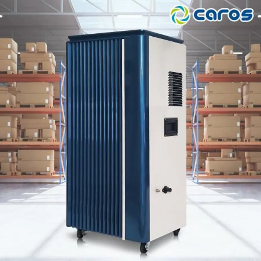캐로스 업소용 대용량 제습기 펌프형 140L CDH-140PB 블루 이미지