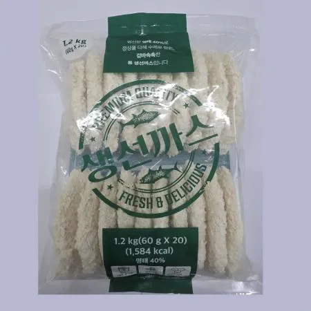 [전국] 생선까스 60g X 20ea(1.2kg) x 2팩