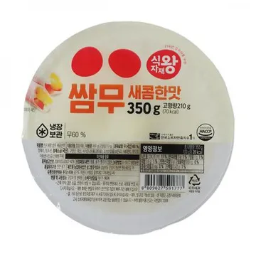 식자재왕 쌈무 새콤한맛 350g