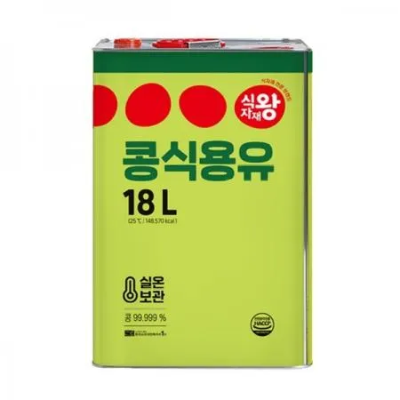 식자재왕 대두유 콩식용유[착유] 18L